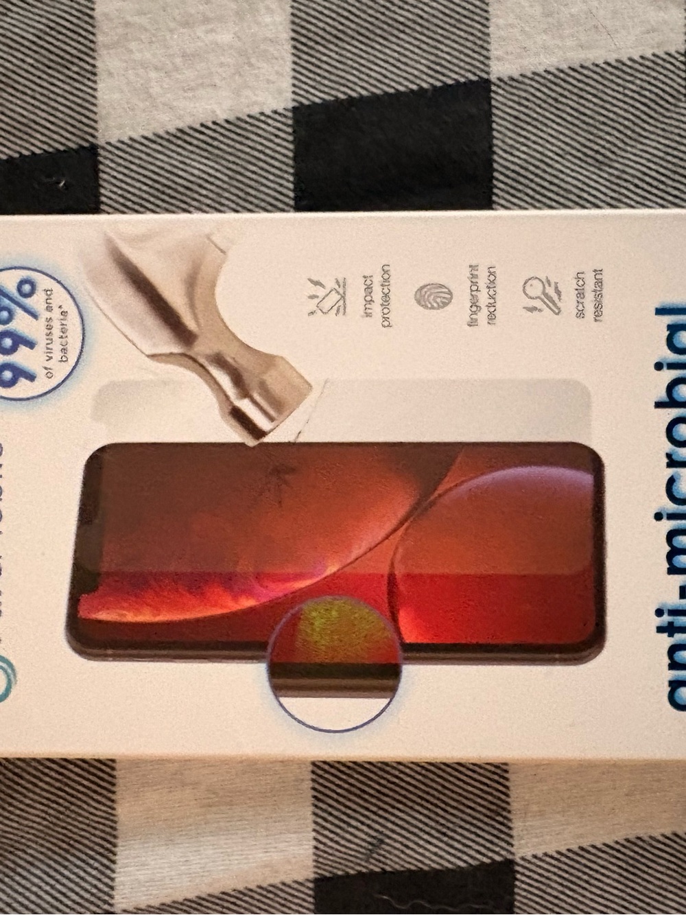 Screen Protector for Cell Phones - antimicrobial